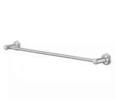 Pfister Briscoe 18" Wall Mounted Single Towel Bar in Spot Defense Brushed Nickel