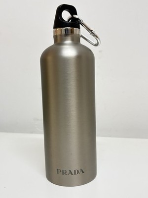 PRADA Stainless Steel Insulated Water Bottle 500 ml Logo Black