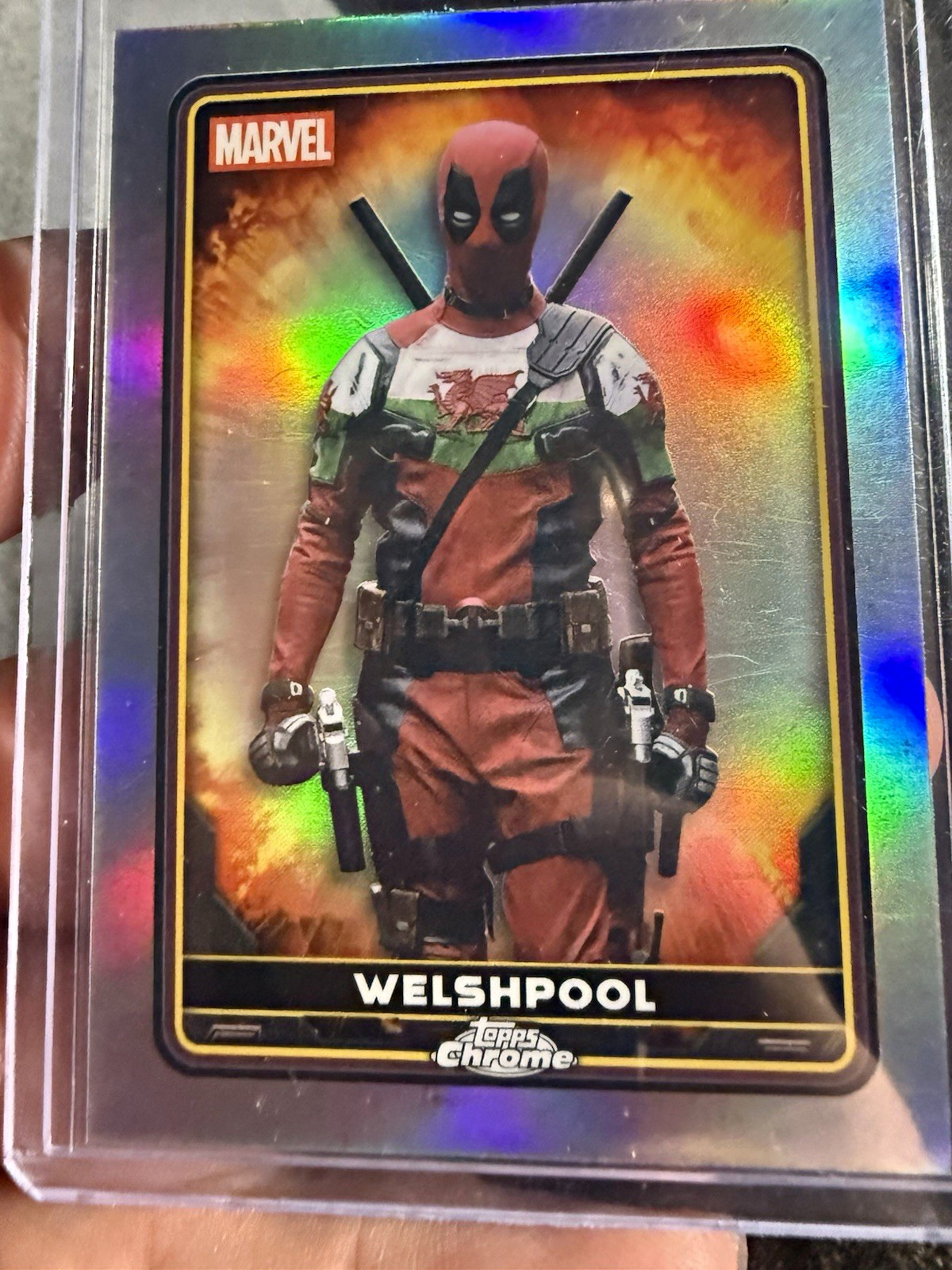 Topps 2025 Topps Chrome Marvel Deadpool & Wolverine Welshpool #37 Refractor
