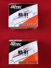 Hitec HS-81 Micro Servo HS81/81 LOT OF 2