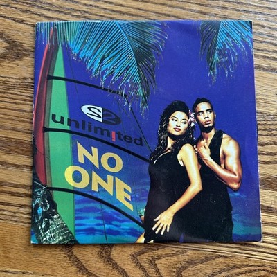 2 Unlimited   No One - Vinyl 7'' Single UK Import - VG