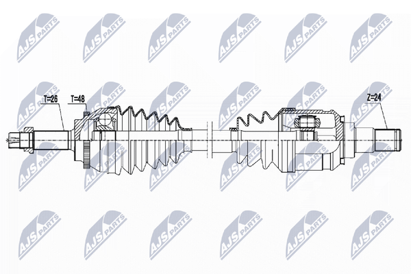 Nty Antriebswelle NPW-TY-074 FüR Avensis Toyota CDT250_ CDT250R-image