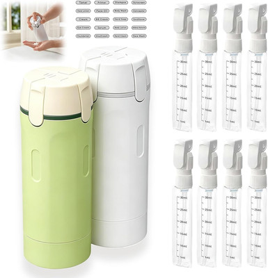 4 in 1 Travel Dispenser Bottle, Portable Refillable Travel Size Containers with