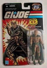 Serpentor G.I. JOE COBRA Emperor 25th Anniversary 3.75 New MOC Foil