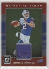 2017 Donruss Optic Rookie Threads Nathan Peterman #35 5p5