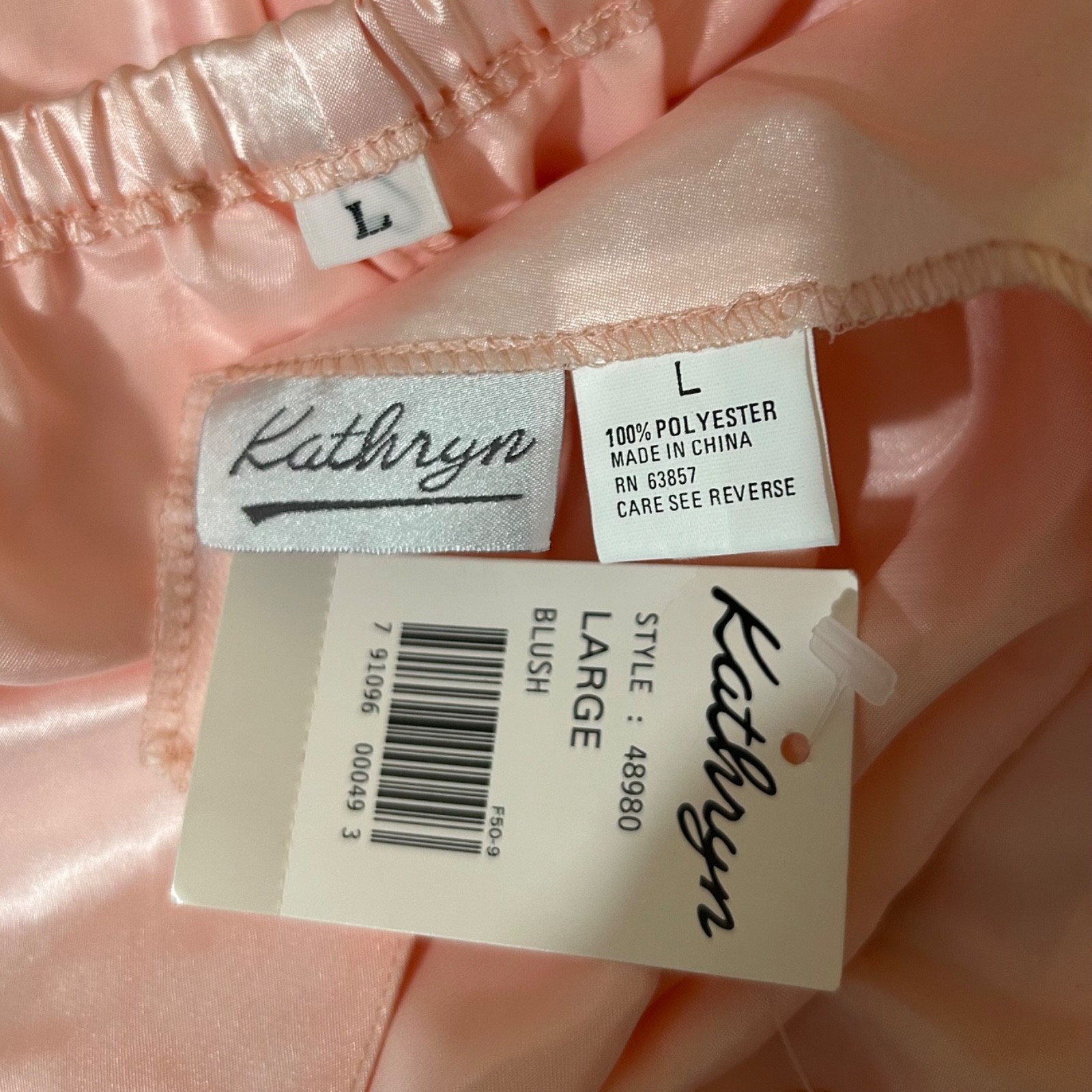 Vintage Kathryn Pajama Set L Pink Coquette Barbiecore Cami And Shorts