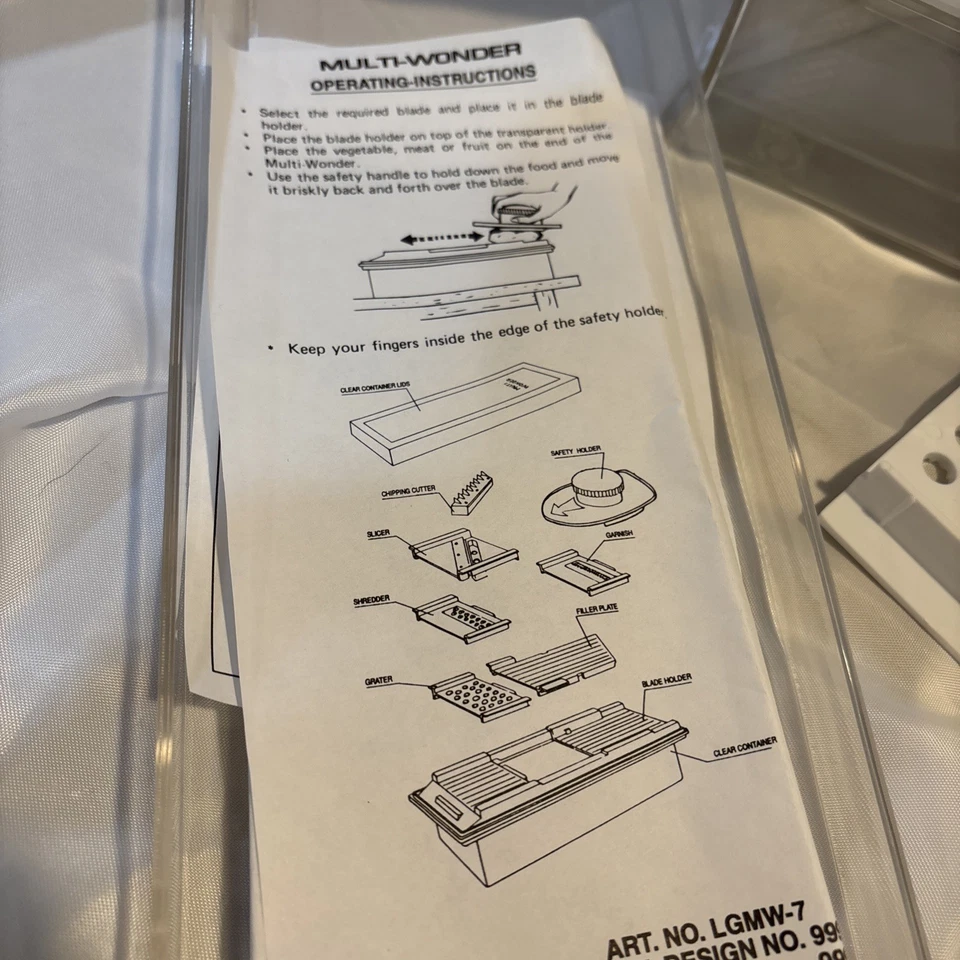 Rallador Progressive International 10 Piezas Chop Top Box (caja original) Foto 3 de 4