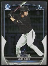 2023 Bowman Draft #BDC-158 Jake DeLeo Chrome