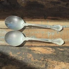 Chantilly by Gorham Sterling Silver Soup Spoon 6.25" Set Of 2, 2.5 Ounces