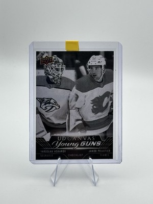  2023-24 UPPER DECK YOUNG GUNS HOCKEY CARD YAROSLAV ASKAROV & JAKOR PELLETIER