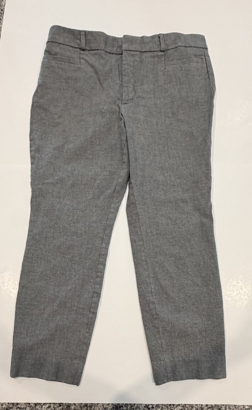 Banana Republic Sloan Grey Dress Pants Women's Size 12 work 