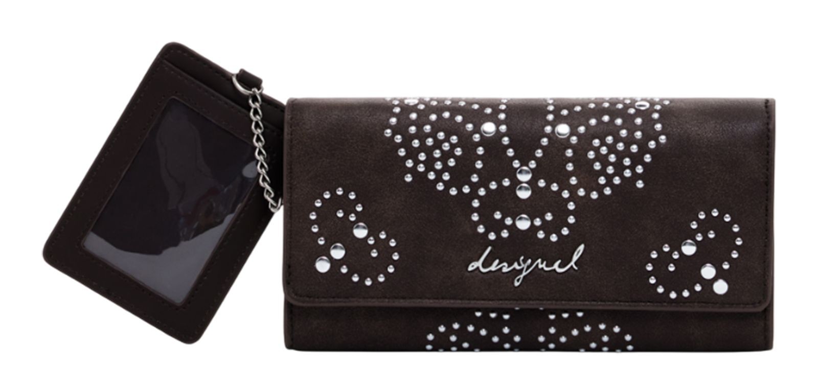 Desigual purse Poker Face Mone Mariona Long Wallet Chocolate
