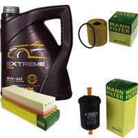 Inspektionspaket 5L Mannol Extreme 5W-40 FüR Peugeot 207 1.4 1.6 16V Partner