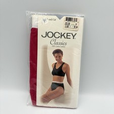 Jockey Classics French Cut NEW Vintage 1997 Cotton PANTIES Briefs Sz 7 Hot Pink