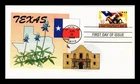 DR JIM STAMPS US COVER REPUBLIC OF TEXAS 150TH ANNIVERSARY FDC RFDC 6 OF 20