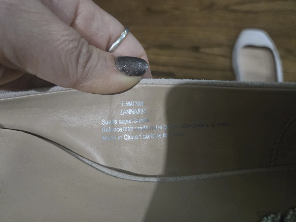 Karl Lagerfeld Paris Mujer Zanna Rosa Ballet Plano Joyas Cadena Correa Talla 7.5 Foto 4 de 4