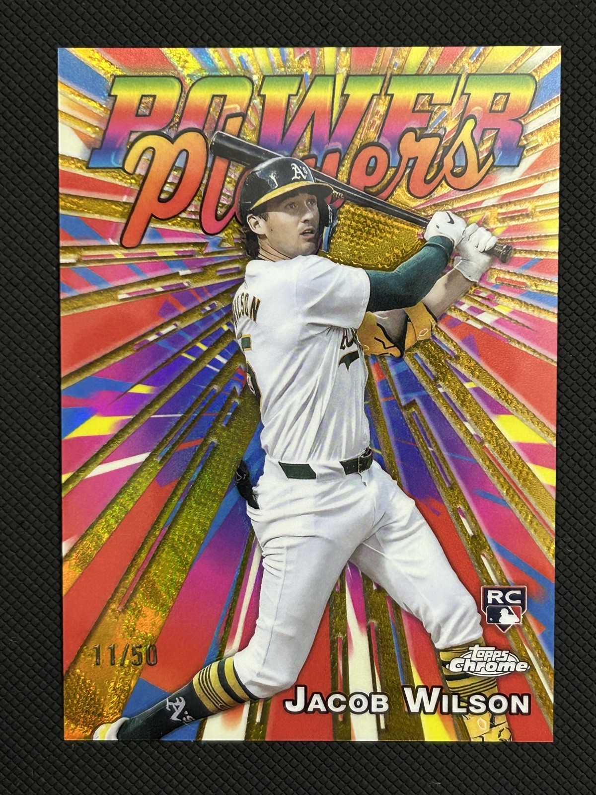 JACOB WILSON 2025 TOPPS CHROME ROOKIE POWER PLAYERS GOLD RC /50