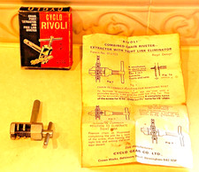 Vtg Cyclo Rivoli Bicycle Chain Breaker Tool Orig Box Instructions England Made Vtg Cyclo Rivoli Bicycle Chain Breaker Tool Orig Box Instructions England Made
