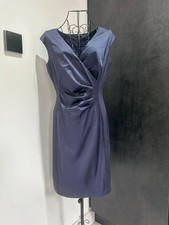 Lauren Ralph Lauren Evening Wrap Pencil Dress Purple US8 UK12 (DR193)