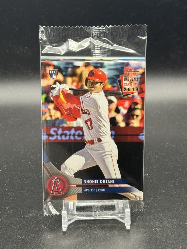2018 Topps National Baseball Card Day Pack Chase Ohtani Rookies!