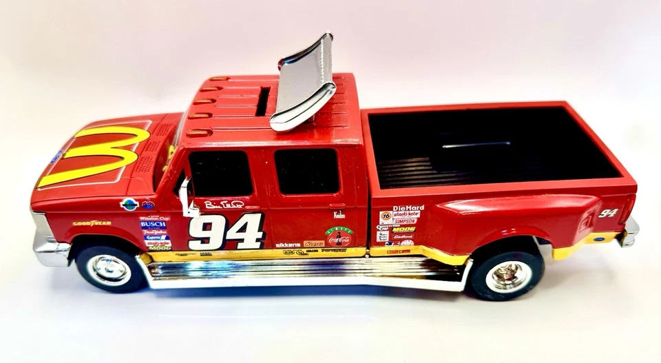 Ford F 350 NASCAR 1996 serie Platinum - Bill Elliott #94 McDonalds diecast 1:24 Foto 2 de 4
