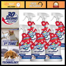 Pet Stain Odor Remover Spray - 6 Pack, Carpet Cleaner for Pets, Deep Clean