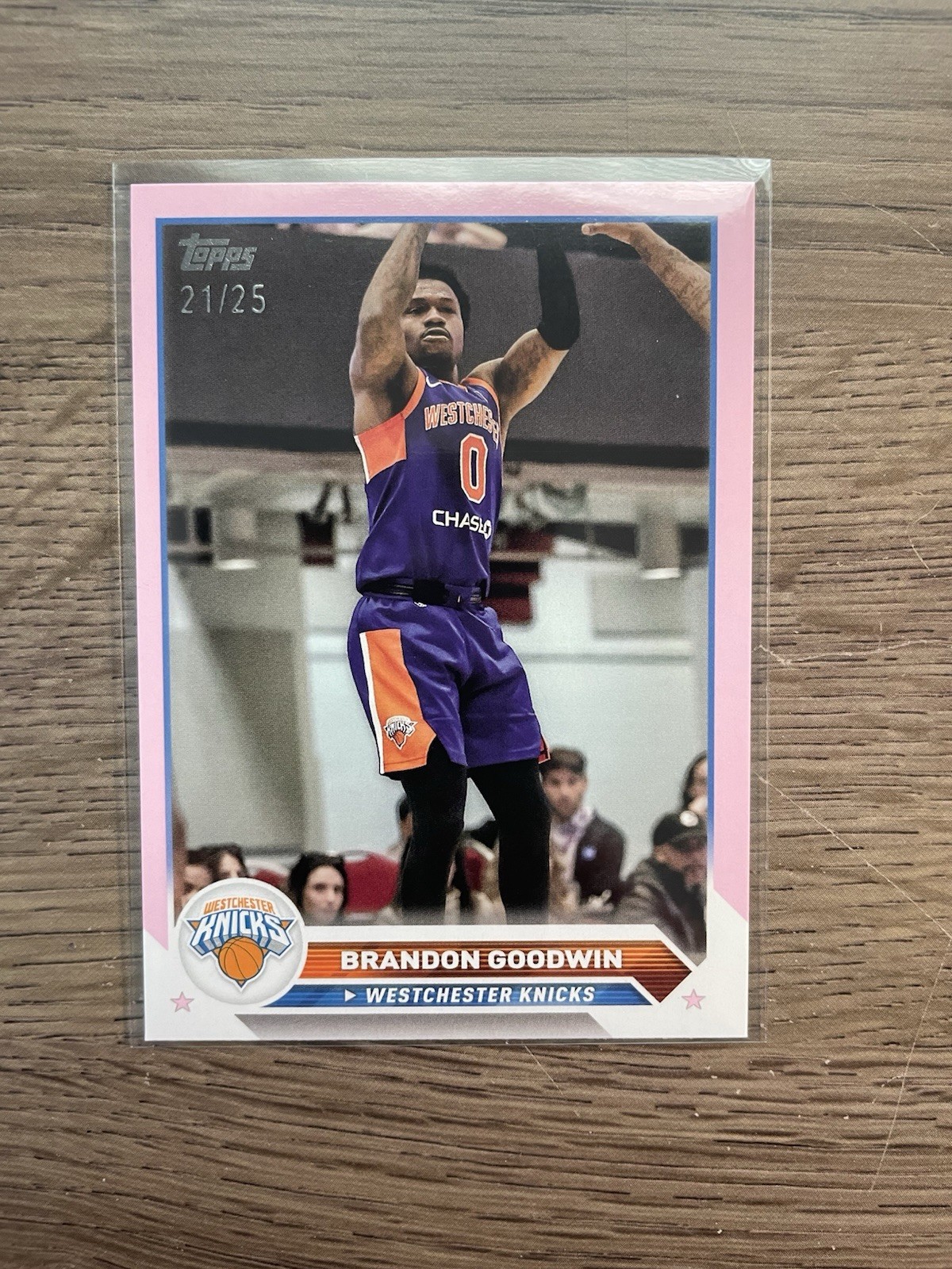 2023-24 Topps G-League - Brandon Goodwin Pink  /25 (RC)