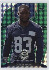 2022 Panini Mosaic Rookies Green Mosaic Prizm Dareke Young #349 fm0