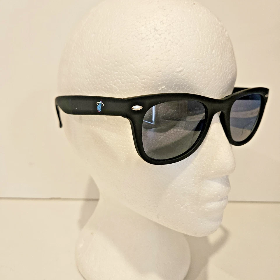 MIAMI HEAT City Edition Vice Folding Sunglasses Drawstring Pouch NBA Basketball - Image 2 of 4