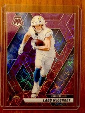 2025 Panini Mosaic - Ladd McConkey #15 Camo Pink Mosaic Prizm