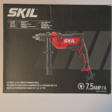 SKIL 7.5 Amp 1/2 in Corded Hammer Drill HD182001 Red/Black Keyed Chuck