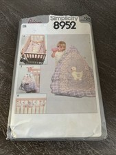 Simplicity  8952  Nursery  Crib  Bedding Set  1979