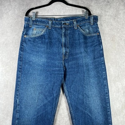 【ビンテージ、Care刻印】リーバイス505 38✖️34 made in usa Vintage Levi's 505 Jeans Men 38X34 Blue Dark Wash Denim Straight