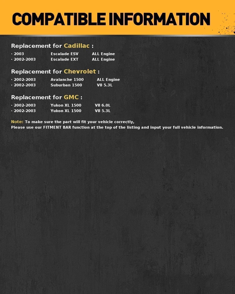 Conjunto de bomba de combustible para Chevrolet Avalanche 1500 GMC Yukon XL 19180099 2002-2003 Foto 2 de 4