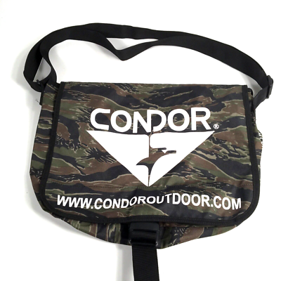 Condor Outdoor Tactical Messenger Bag Tiger Camo Camouflage Laptop