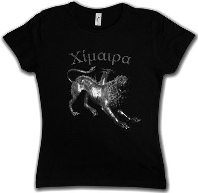 CHIMERA T-SHIRT Mythologie Chimäre Mischwesen Dämon Mantikor Greif Löwe Mytholgy