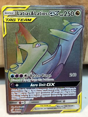 Pokmon card latias & latios rainbow rare tag-team PLIS 5 Random Cards |  eBay