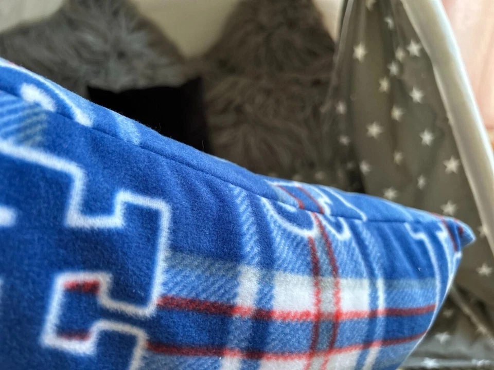 Acogedora almohada polar del equipo de béisbol de Los Ángeles decoración del hogar para fanáticos del béisbol regalo Foto 2 de 4