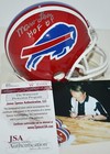 MARV LEVY AUTOGRAPHED VSR4 MINI HELMET BUFFALO BILLS HOF 2001 JSA