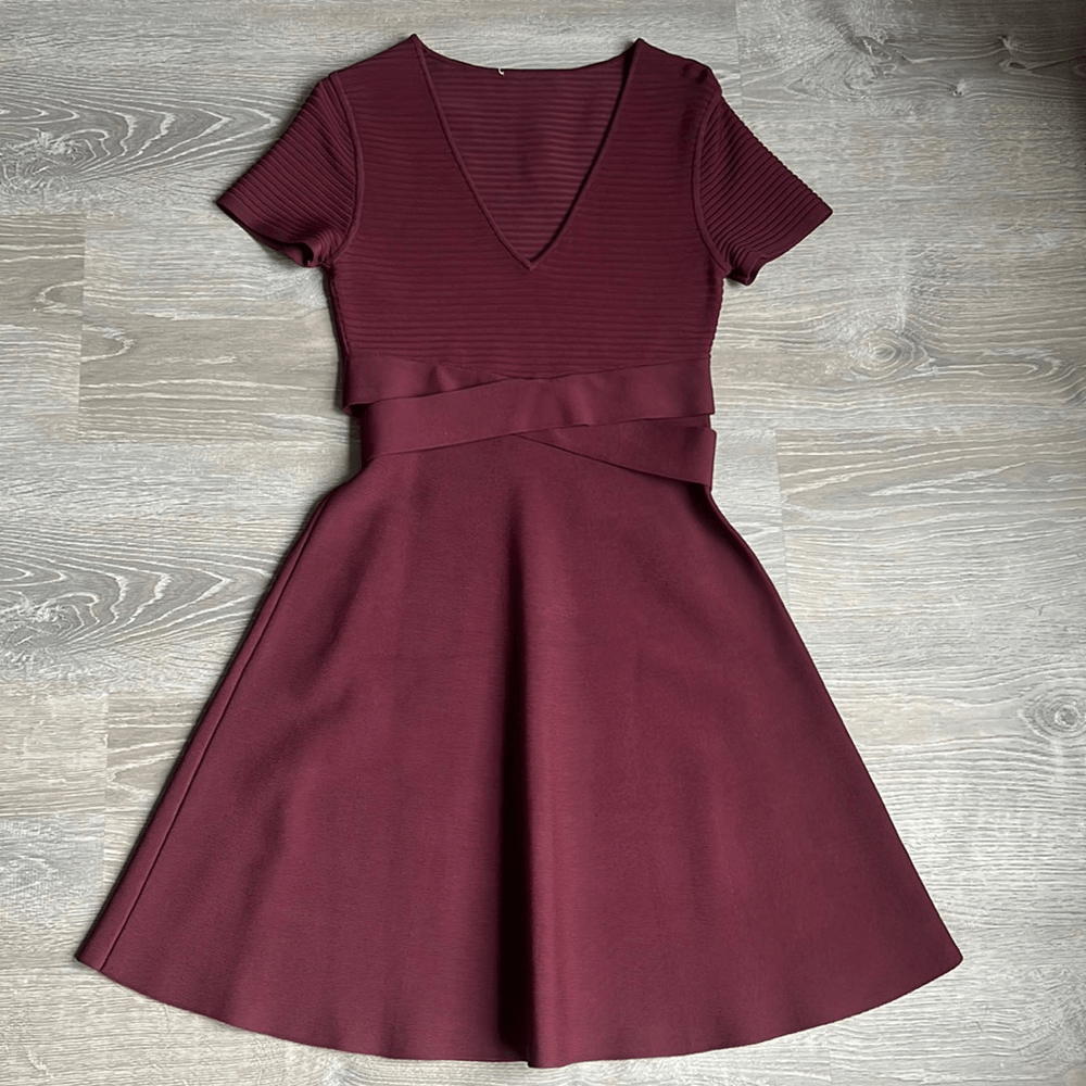 slim fit dress slacks Alexander Wang Fit and Flare Mini Dress main image 0