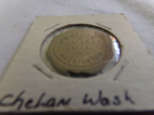 Old Token Chelan, WA Chelan Billiards good for 25 cents in cash 