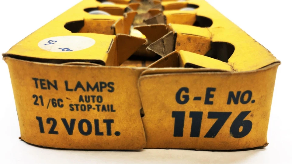 Lámpara Automática GE 12 Voltios 1176 [Lote de 7] NOS Foto 4 de 4