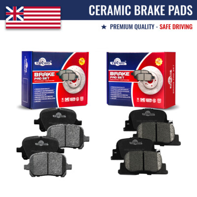 8PCS Front and Rear Ceramic Brake Pads for 2000 2001 Toyota Camry Lexus ES300