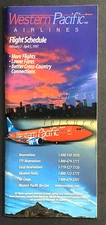 Western Pacific Airlines Timetable Effective February 2, 1997