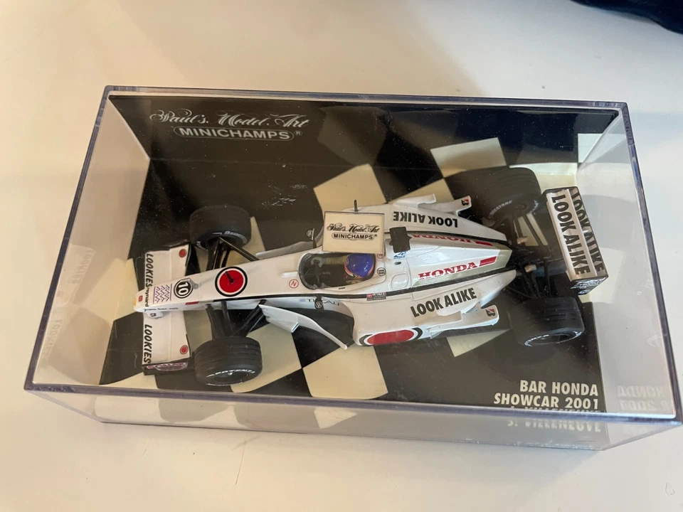 MINICHAMPS 1/43 -  BAR HONDA SHOWCAR 2001 JACQUES VILLENEUVE - Photo 3/3