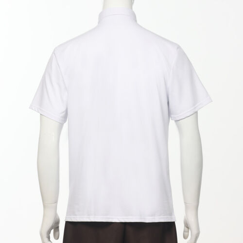 T-Shirt Herren Klerus Poloshirt Priester Vikar Pastor Tops mit Kleriker Tab Kragen - Bild 32 von 38