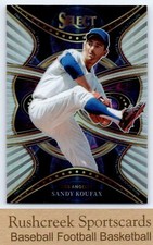 2022 Panini Select #P11 Sandy Koufax Dodgers Silver Prizm Phenomenon Holo