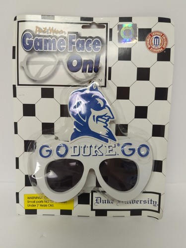 Put Your Game Face On! Duke Blue Devils Duke University Glasses