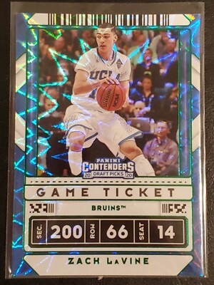 2020 Zach LaVine -Contenders Green Explosion (1) Red parallel (2)14 base= 17 tot