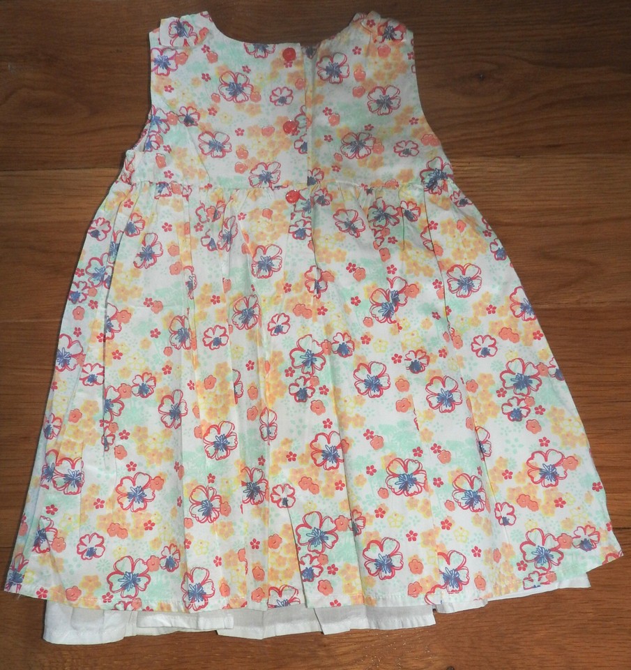 RRP £16 BNWT M&Co AGE 912 MONTH BABY GIRL SMOCKED DRESS + KNICKERS